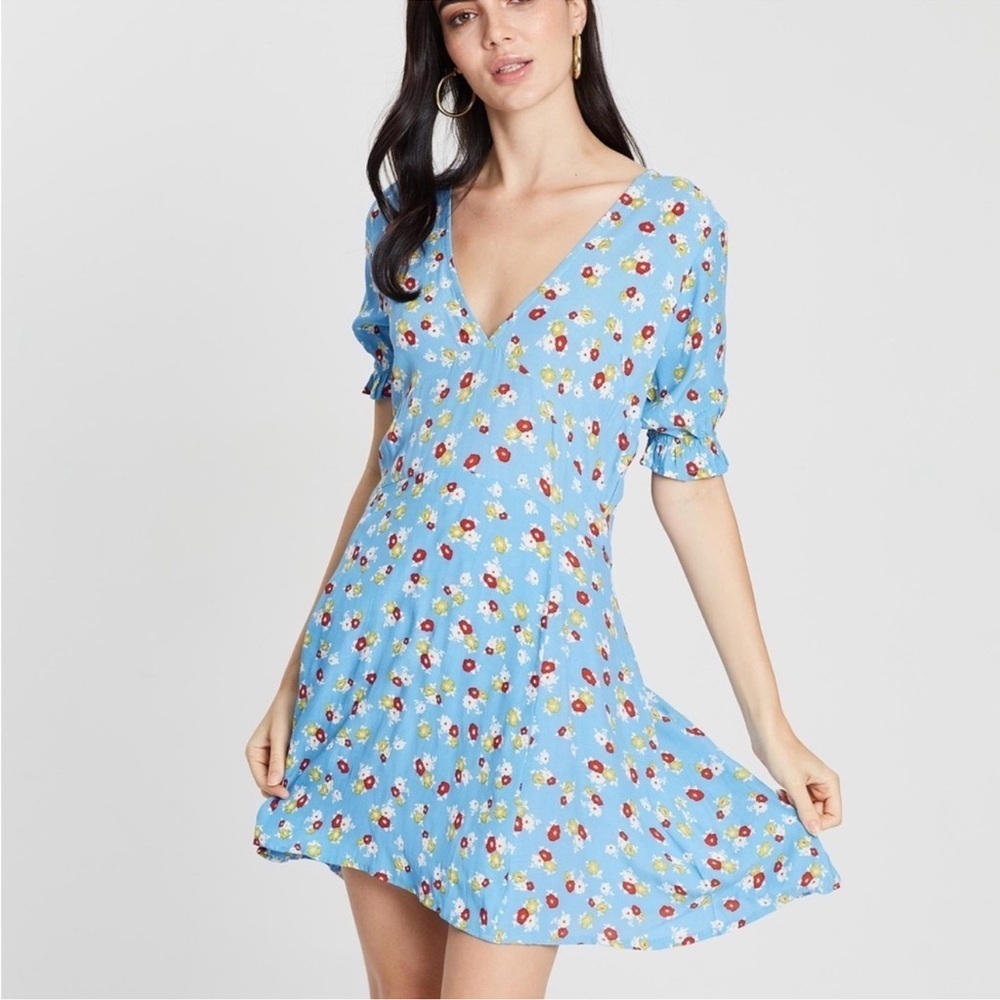 Faithfull The Brand Casual Floral Dress Size XS - Picture 10 of 10